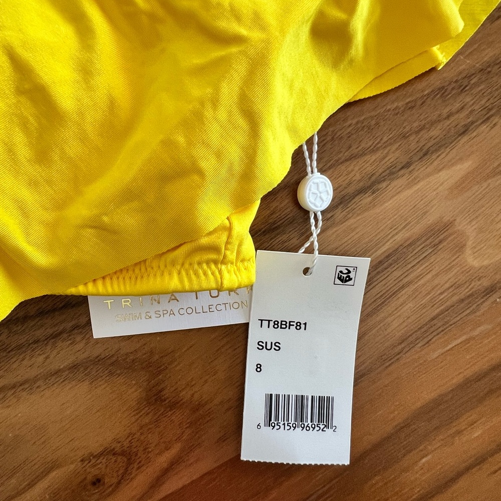 Trina Turk Yellow Ruffle Bikini - Picture 4 of 6